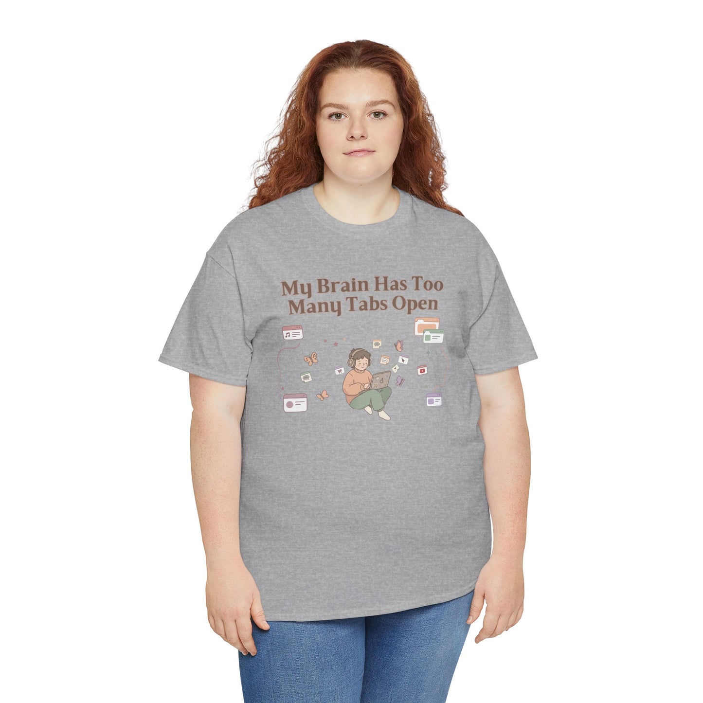 Hyper-Focus Mode: ENGAGED 🎧 The 'Brain Has Too Many Tabs Open' Neurospicy Tee
