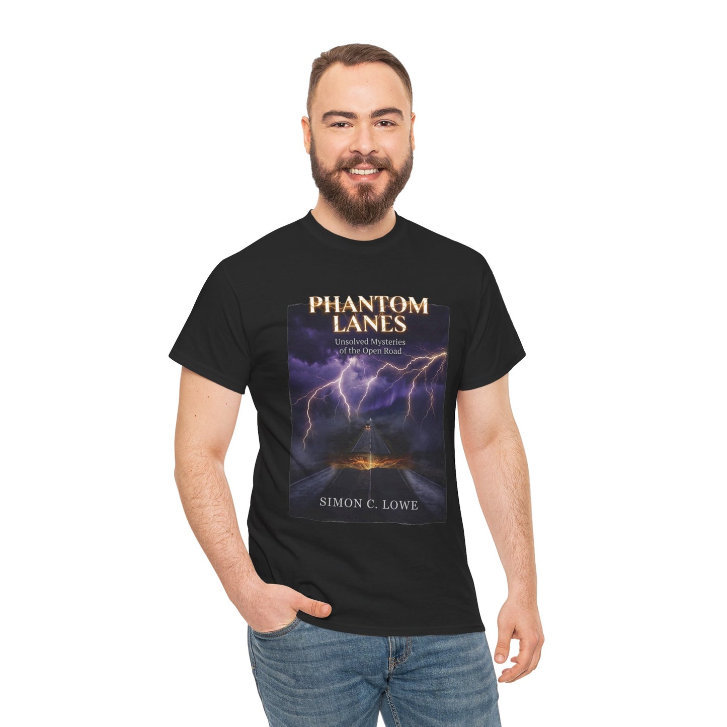 Phantom Lanes: Unsolved Mysteries of the Open Road Graphic T-Shirt