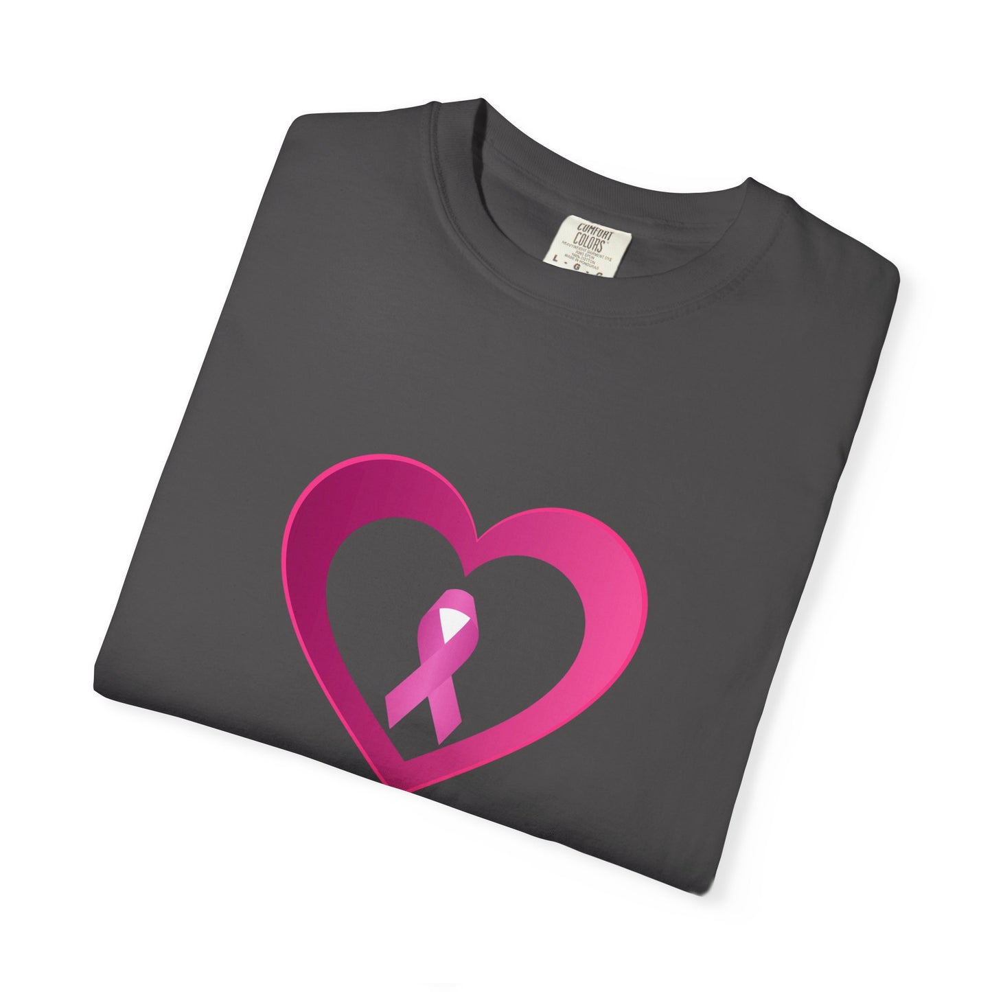 Breast Cancer Awareness heart & ribbon