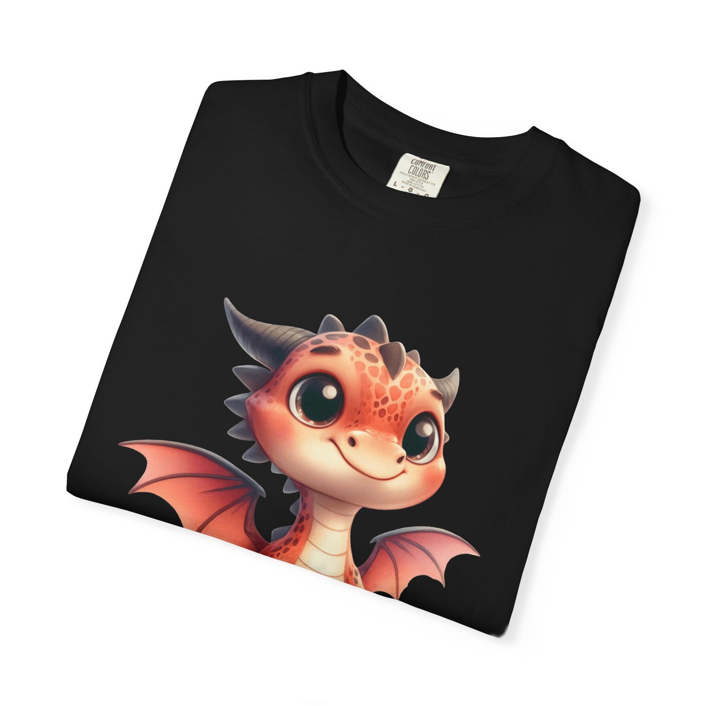 Adorable Dragon Whelp Tee - Soft Cotton T-Shirt with Fantasy Creature tee