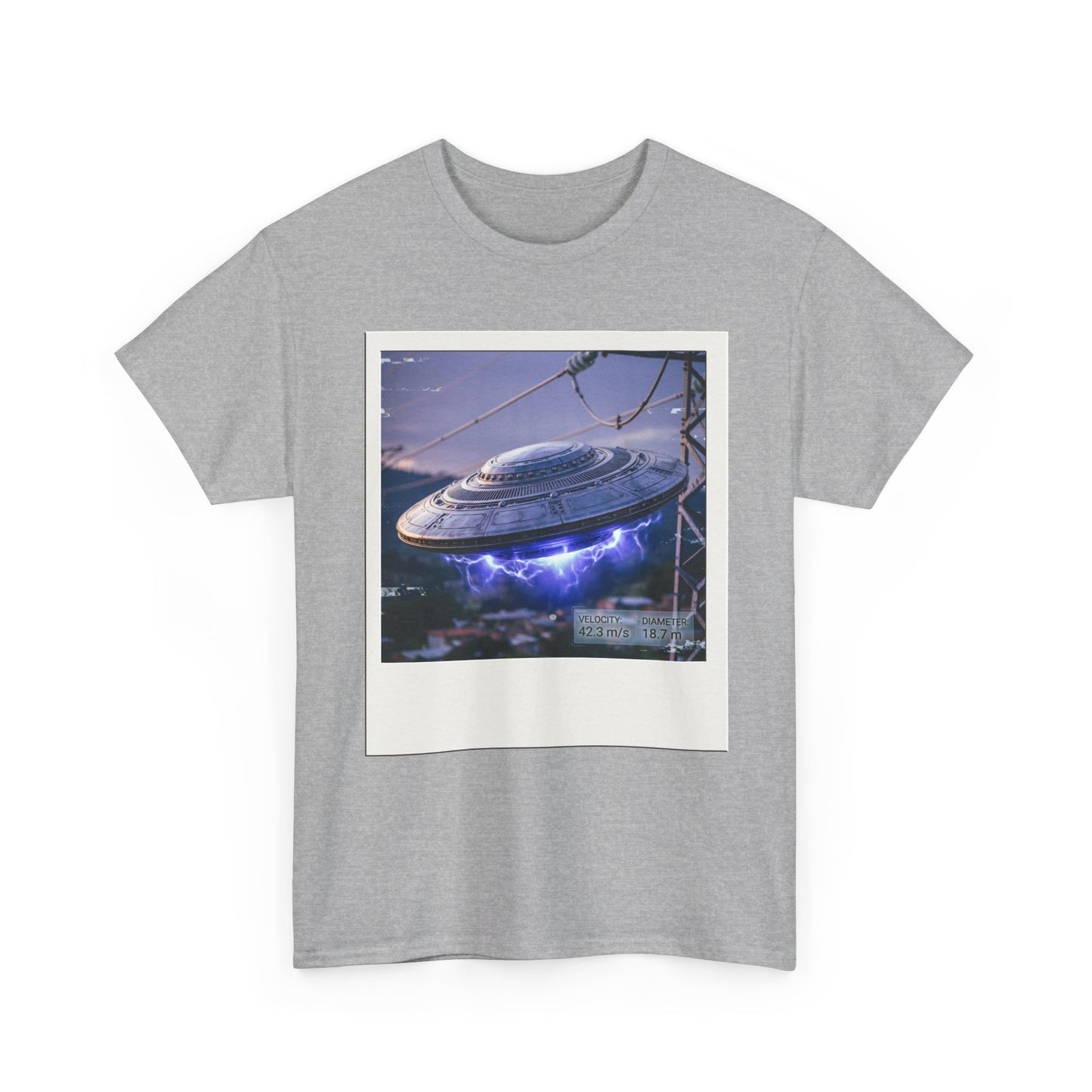 UFO Evidence T-Shirt | Retro Polaroid Alien Sighting Photo