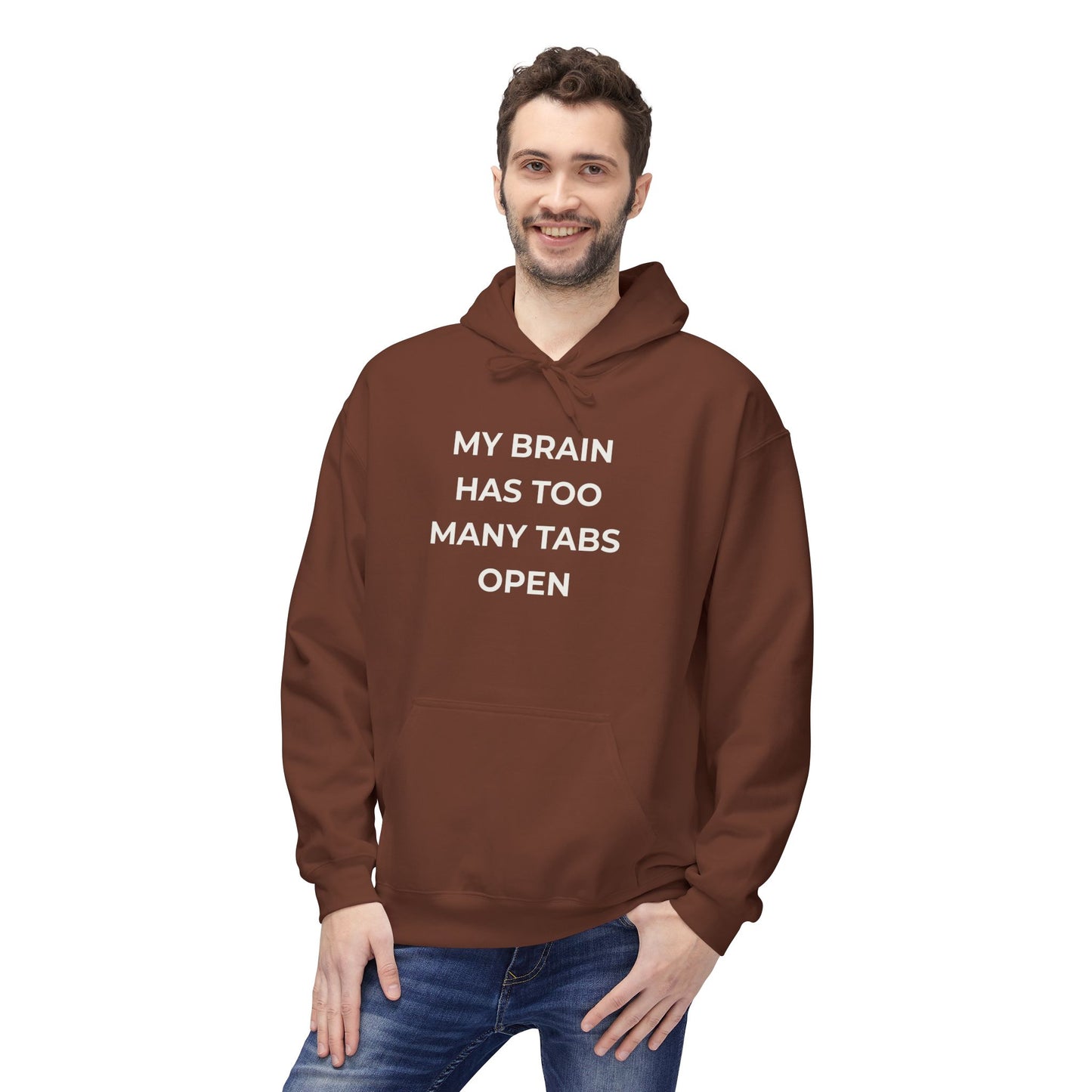My Brain Has Too Many Tabs Open Hoodie | Funny ADHD Gift | Cozy Lofi Pullover
