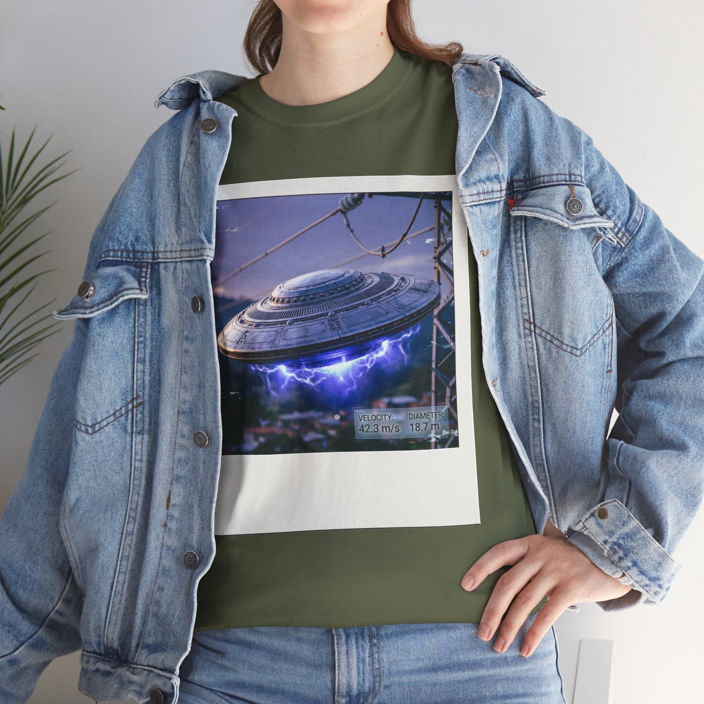 UFO Evidence T-Shirt | Retro Polaroid Alien Sighting Photo