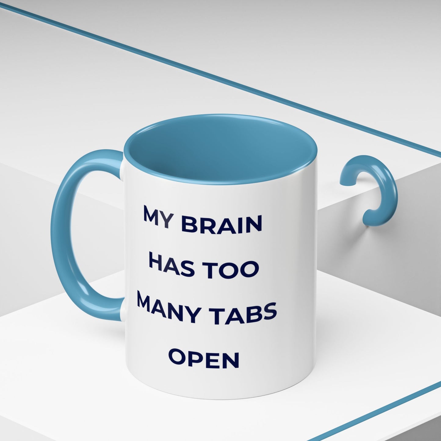 My Brain Has Too Many Tabs Open Mug | Funny ADHD Gift | Lofi Office Coffee Cup (11oz)