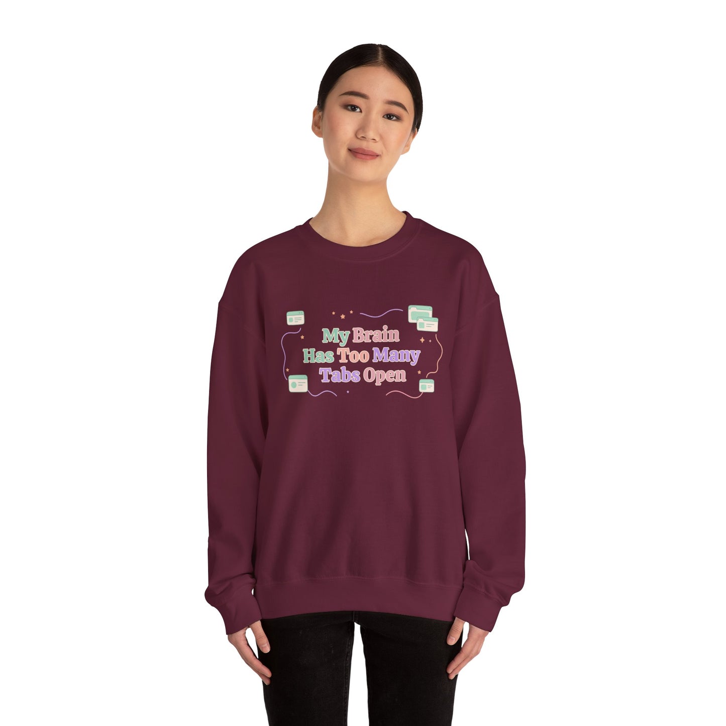 System Status: Hyperfixated | Industrial ADHD Crewneck