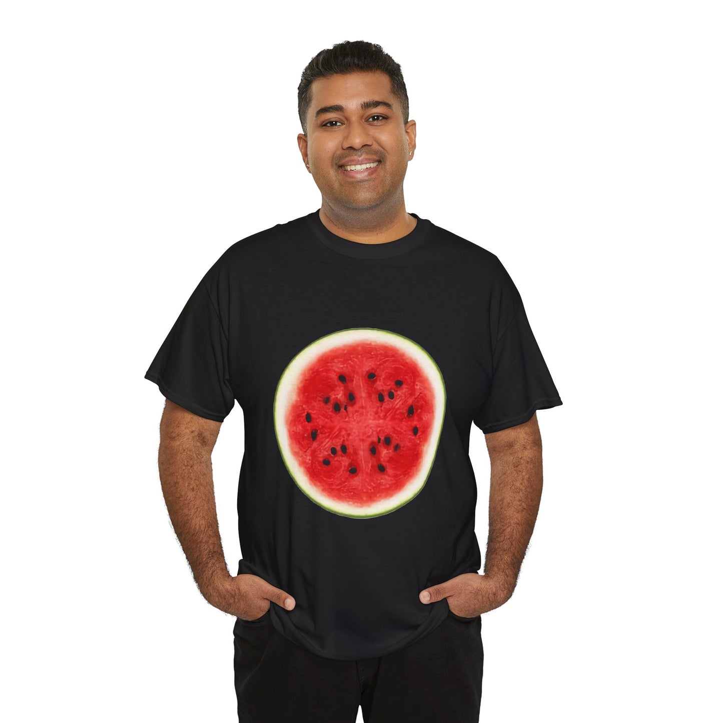 Watermelon Slice Graphic T-Shirt | Funny "One in a Melon" Tee | Easy Lazy Halloween Costume | Unisex Summer Top
