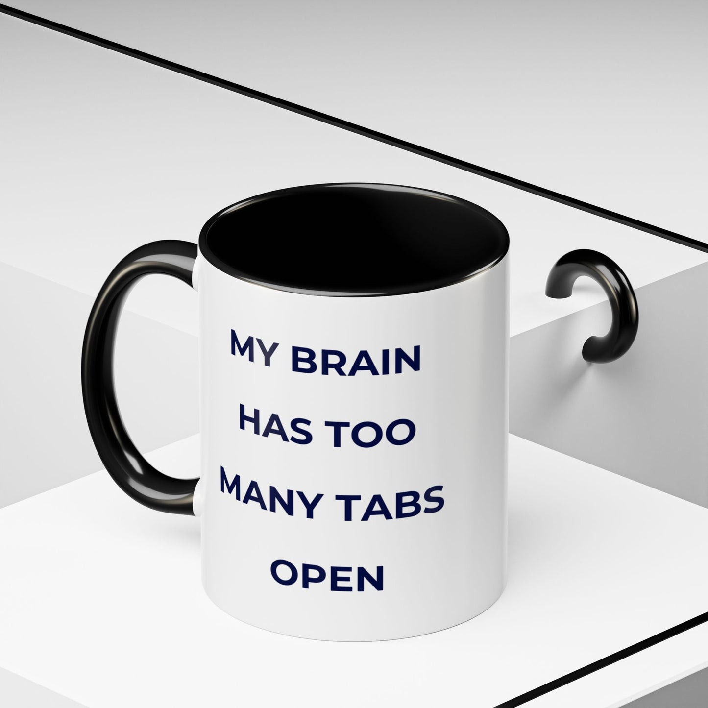 My Brain Has Too Many Tabs Open Mug | Funny ADHD Gift | Lofi Office Coffee Cup (11oz)