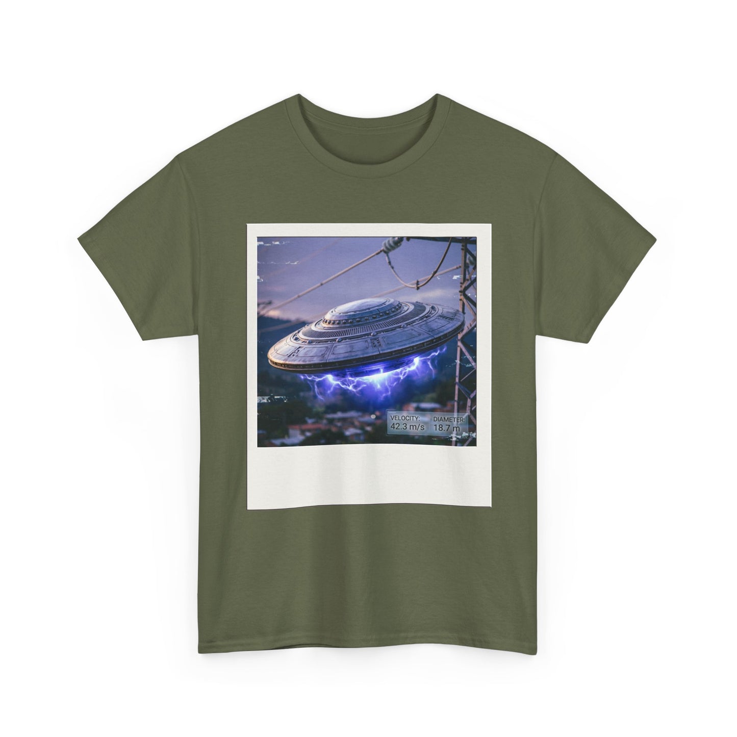 UFO Evidence T-Shirt | Retro Polaroid Alien Sighting Photo