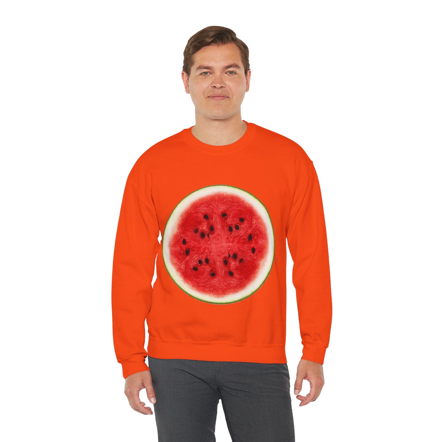 Whimsical Watermelon Lazy Halloween Costume | Unique Unisex Sweatshirt