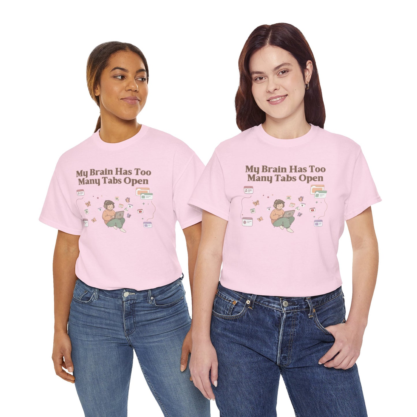 Hyper-Focus Mode: ENGAGED 🎧 The 'Brain Has Too Many Tabs Open' Neurospicy Tee