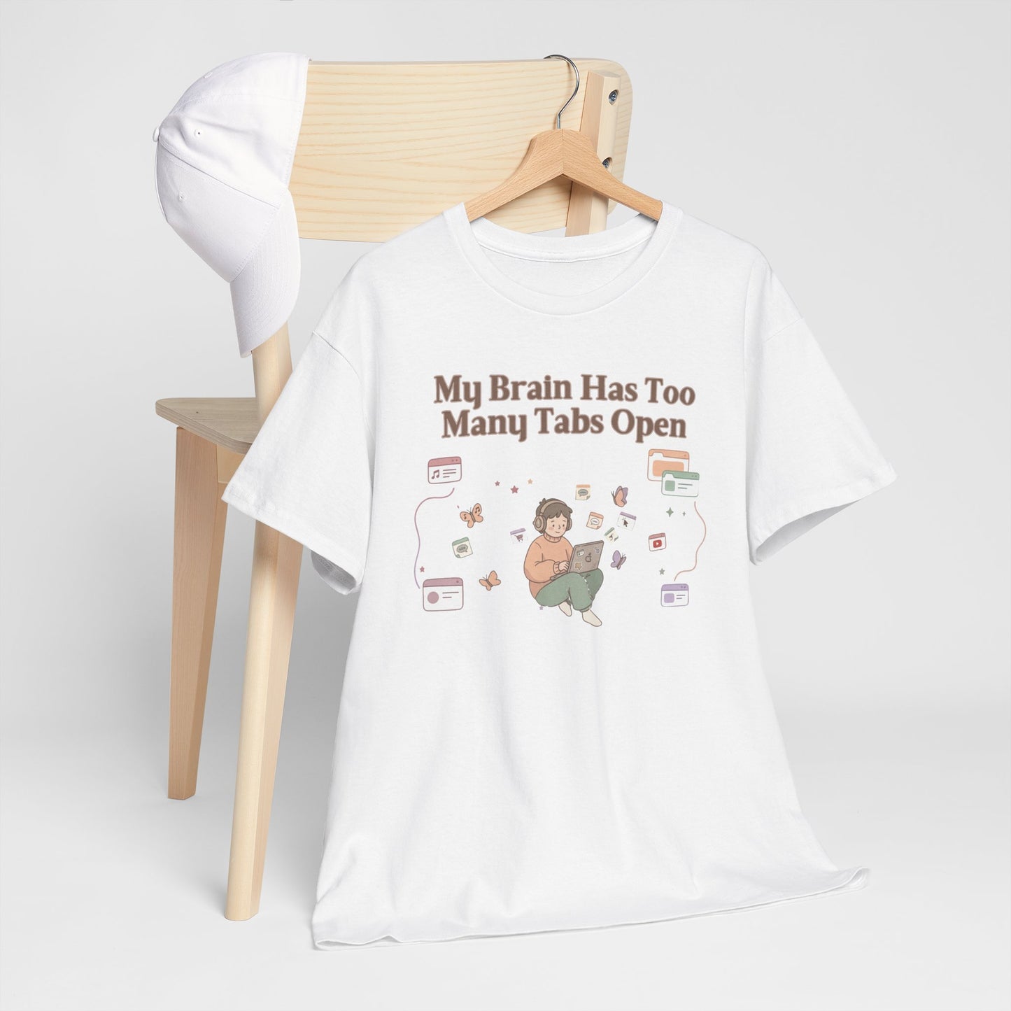 Hyper-Focus Mode: ENGAGED 🎧 The 'Brain Has Too Many Tabs Open' Neurospicy Tee