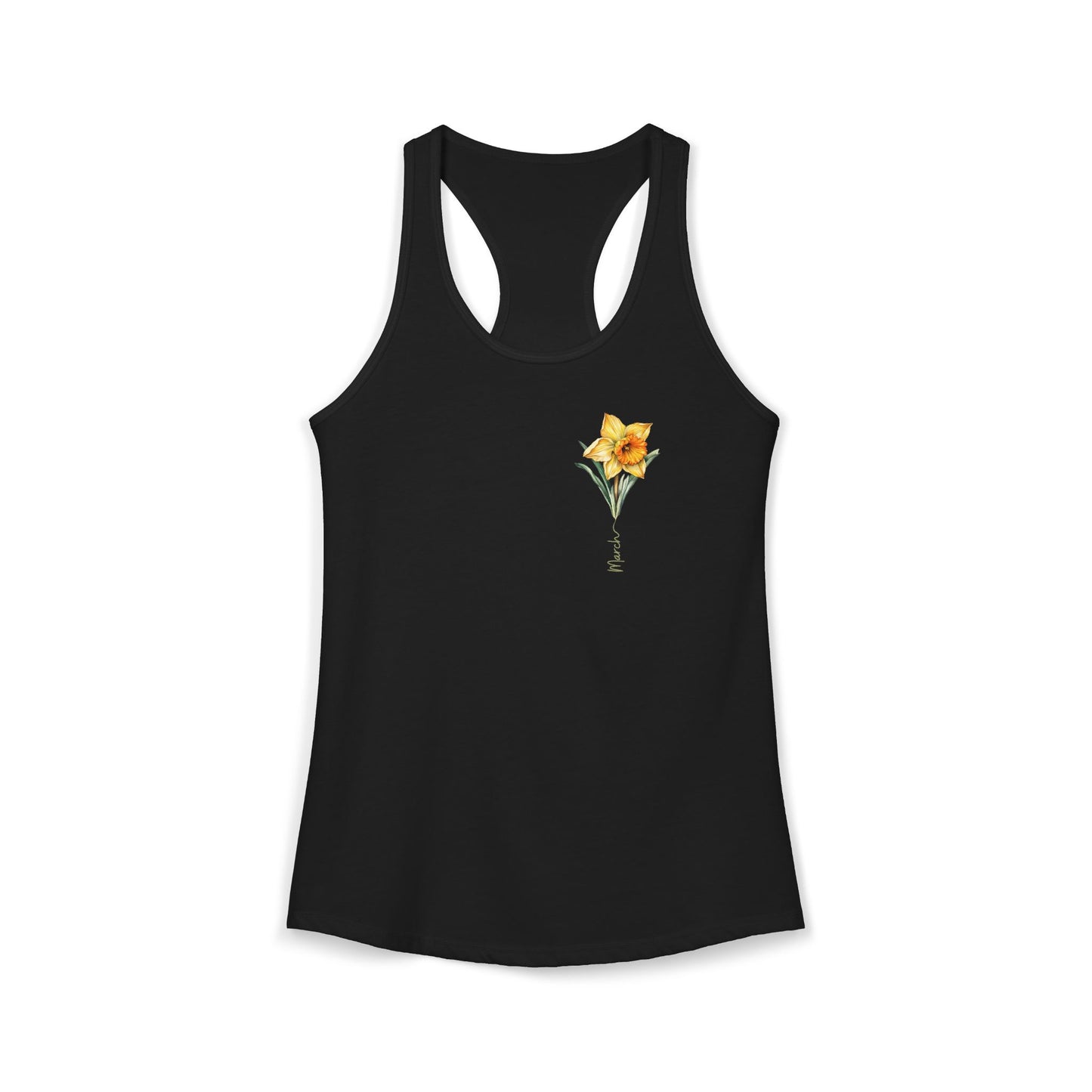 Daffodil of Hope – Women’s Cancer Awareness Racerback Tank Top
