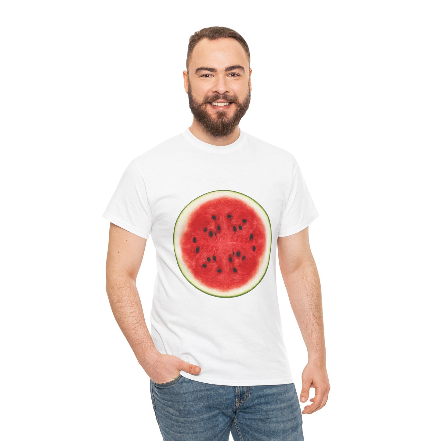 Watermelon Slice Graphic T-Shirt | Funny "One in a Melon" Tee | Easy Lazy Halloween Costume | Unisex Summer Top