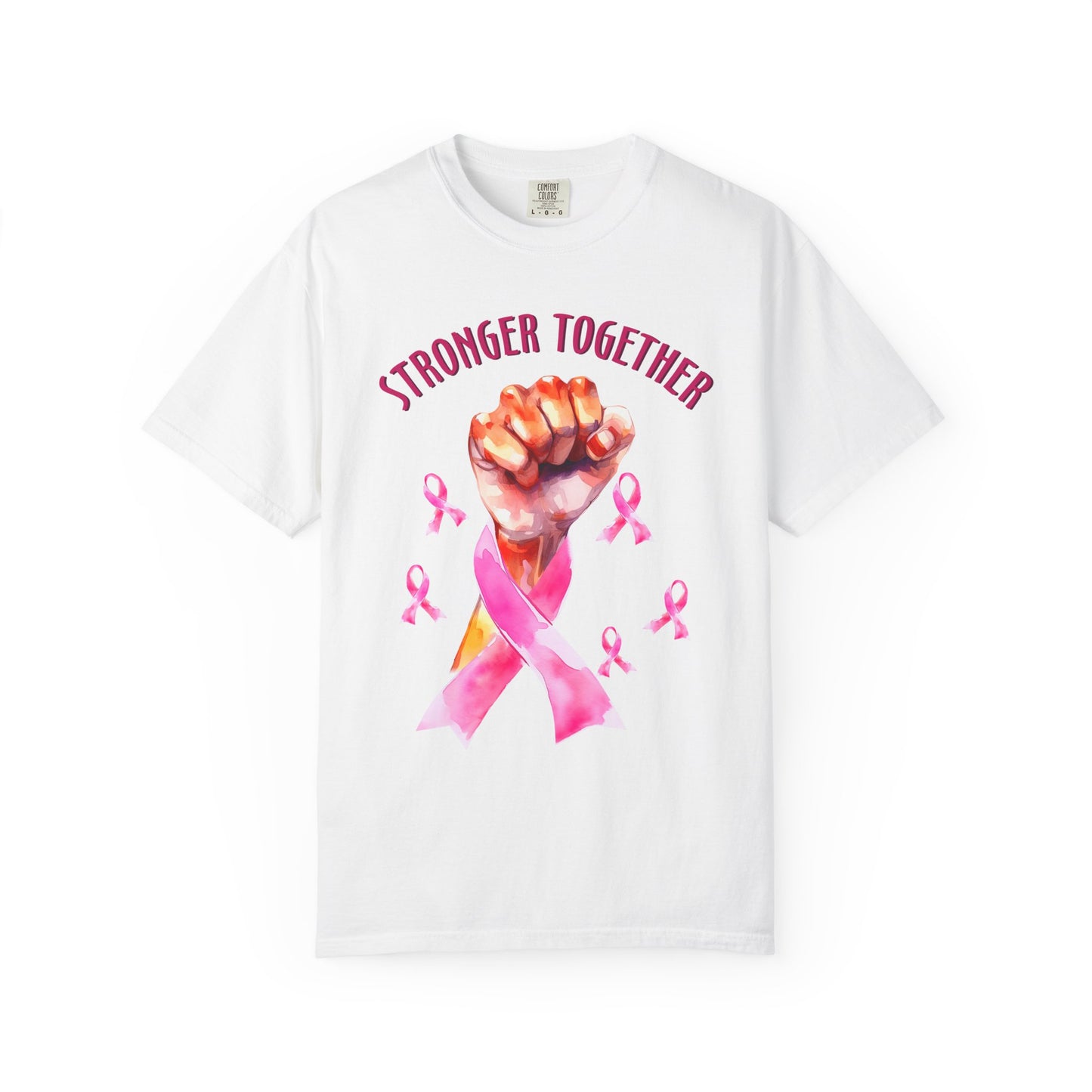 Empower Unity: Breast Cancer "Stronger Together" Comfort Colors Tee
