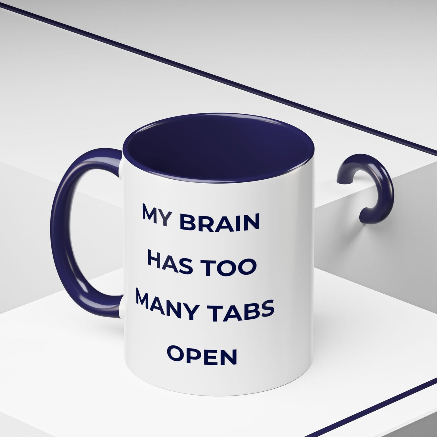 My Brain Has Too Many Tabs Open Mug | Funny ADHD Gift | Lofi Office Coffee Cup (11oz)