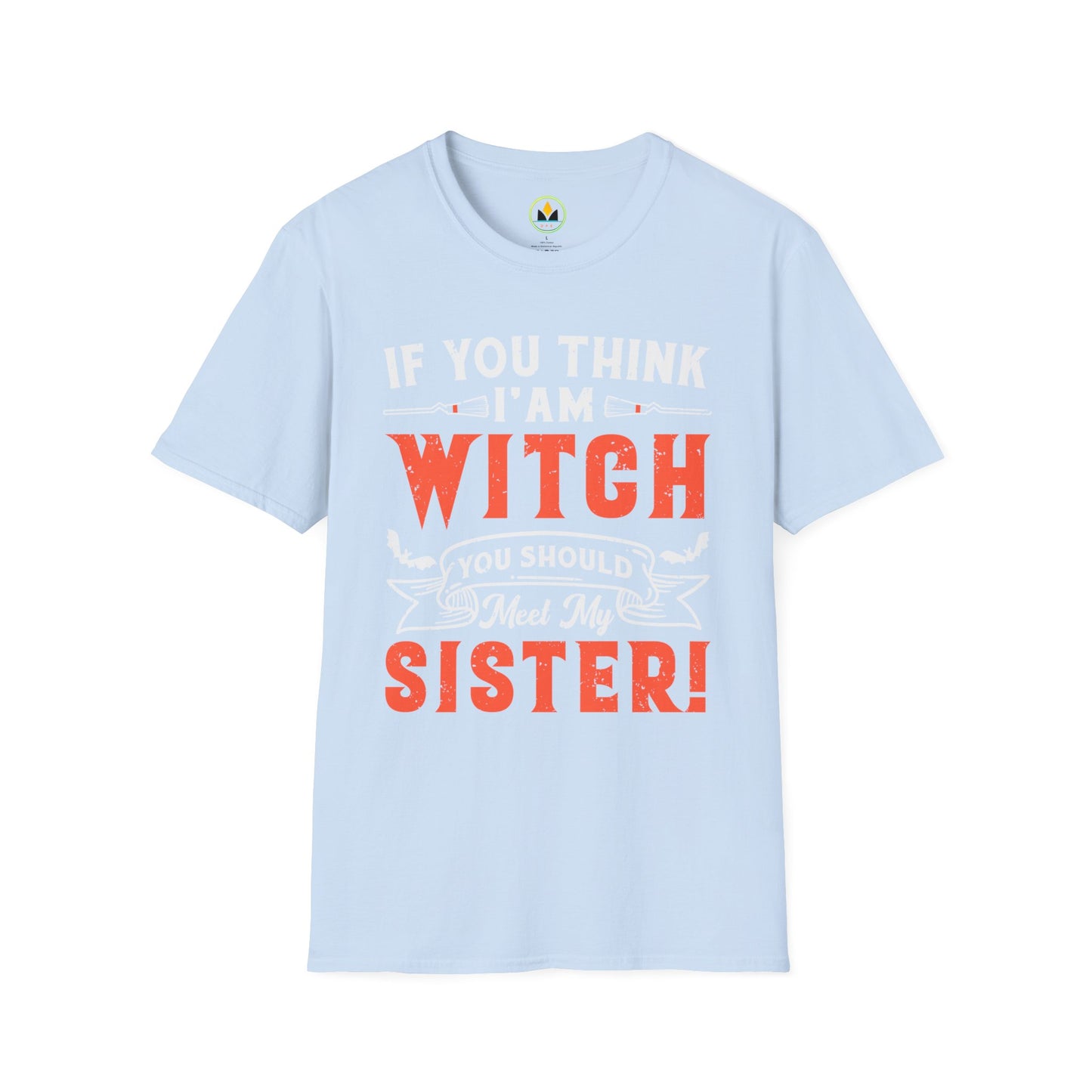 Humorous Witch Sister Halloween Unique Spooky Season Softstyle T-Shirt