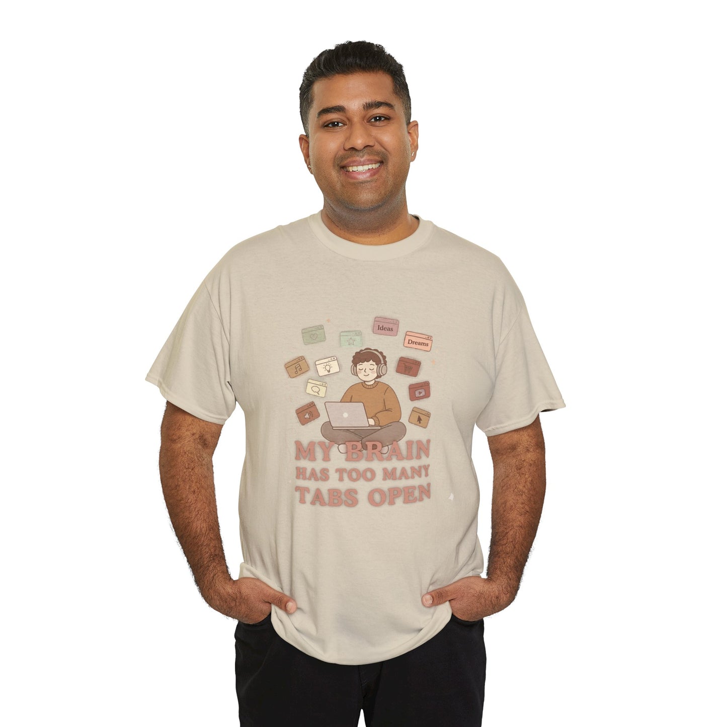 The "Cozy Mind" Earth Tone ADHD Graphic Tee