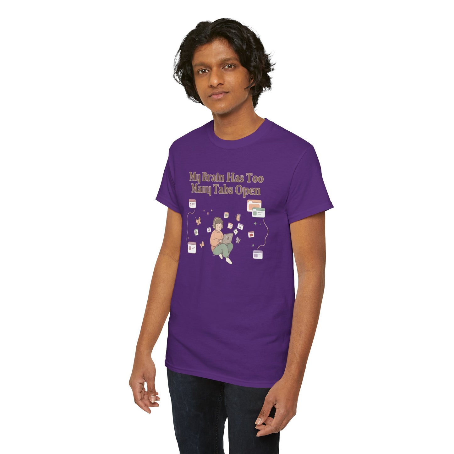 Hyper-Focus Mode: ENGAGED 🎧 The 'Brain Has Too Many Tabs Open' Neurospicy Tee