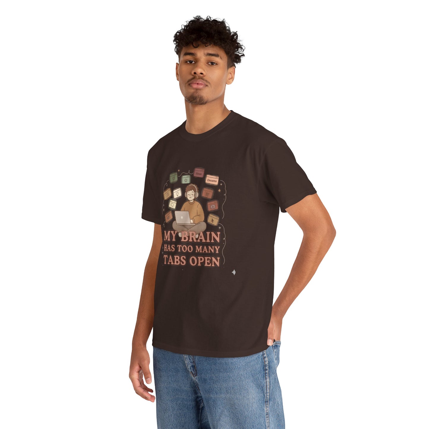 The "Cozy Mind" Earth Tone ADHD Graphic Tee
