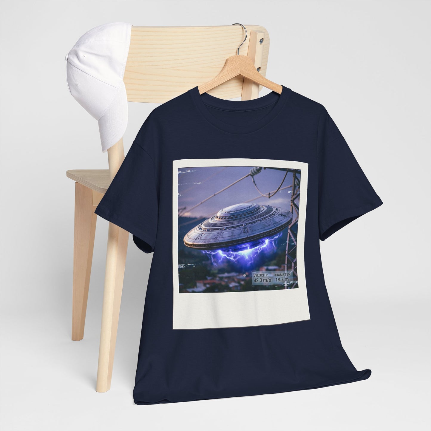 UFO Evidence T-Shirt | Retro Polaroid Alien Sighting Photo