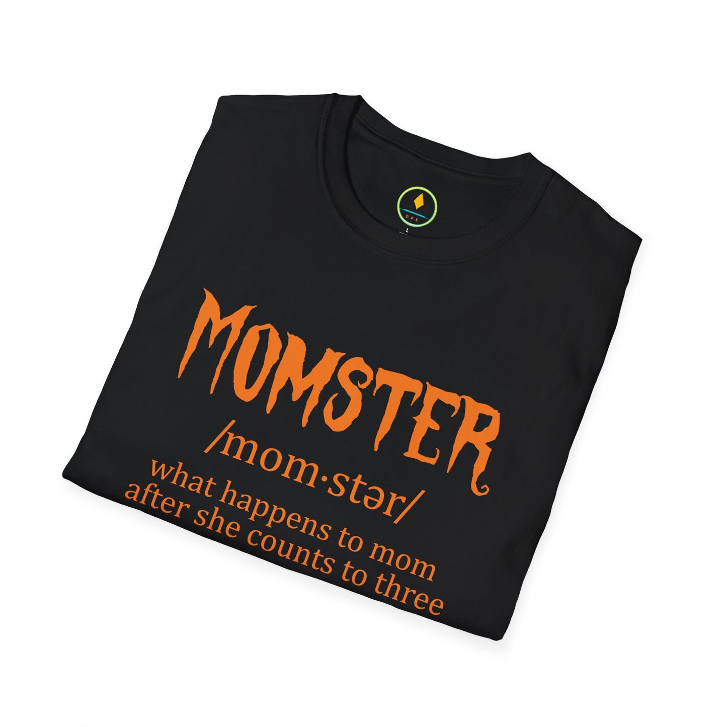 Halloween ‘Momster’ Tee - Fun Parenting Humor Softstyle T-Shirt