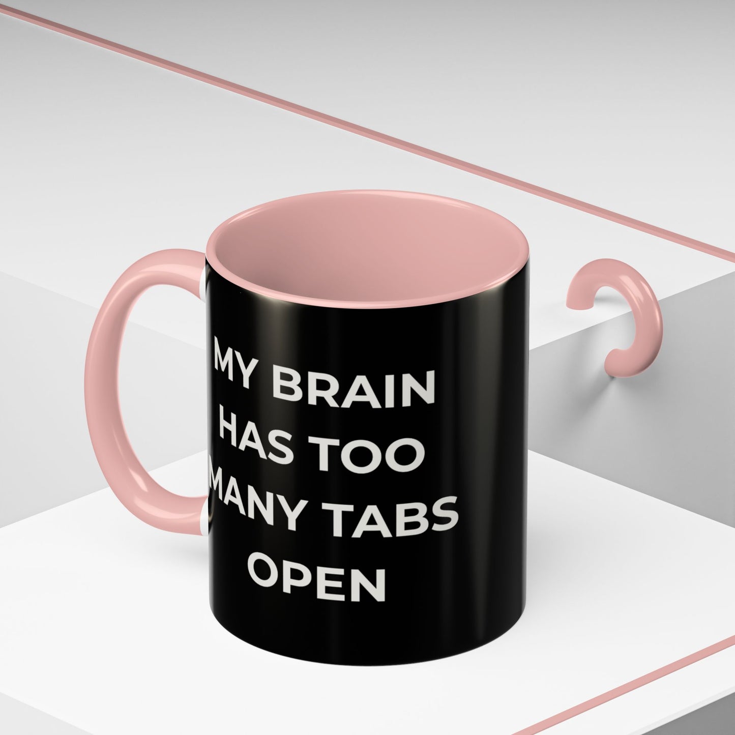 My Brain Has Too Many Tabs Open Mug | Funny ADHD Gift | Lofi Office Coffee Cup (11oz)