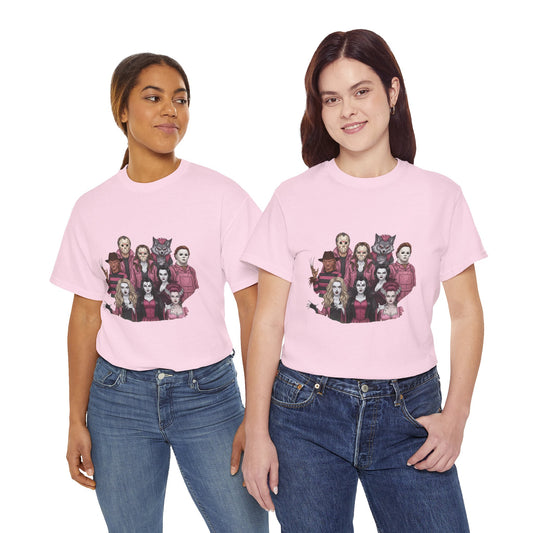 Horror Villains Breast Cancer Awareness Tee