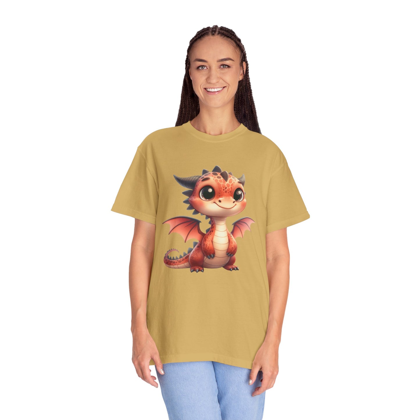 Adorable Dragon Whelp Tee - Soft Cotton T-Shirt with Fantasy Creature tee
