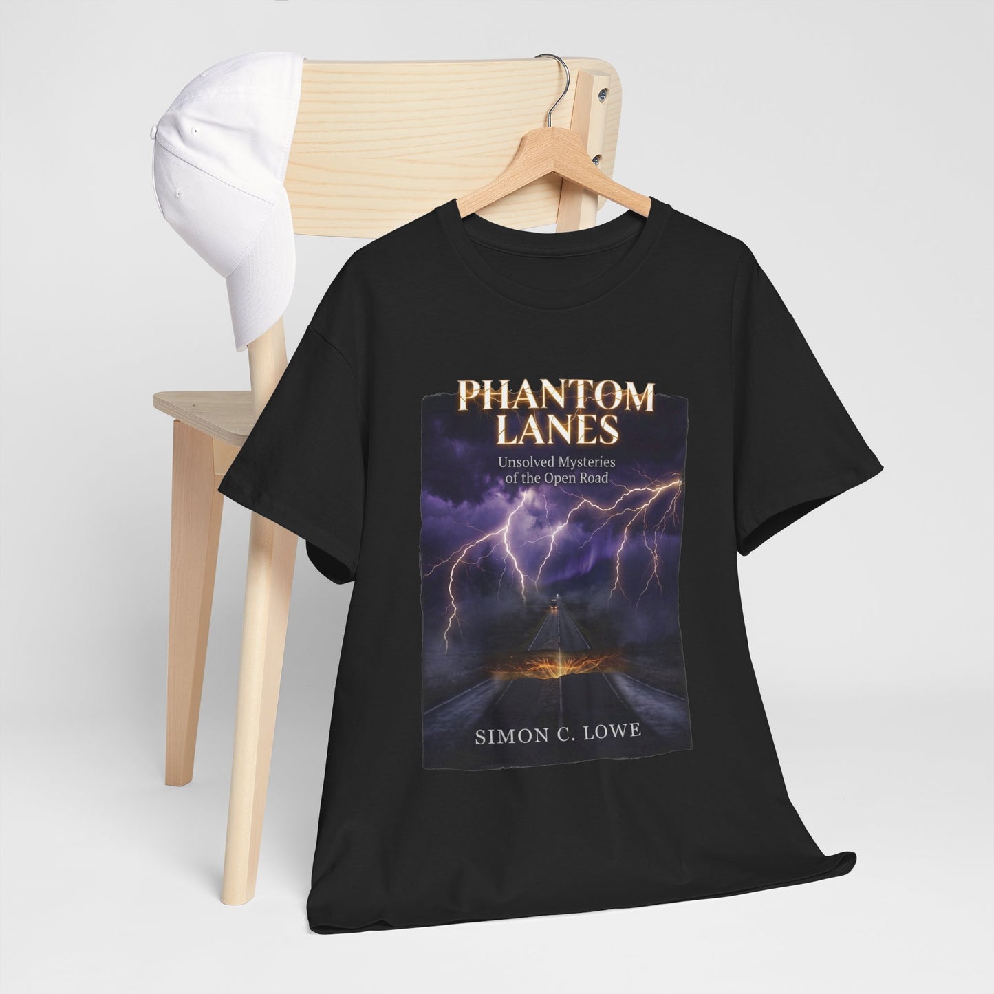 Phantom Lanes: Unsolved Mysteries of the Open Road Graphic T-Shirt