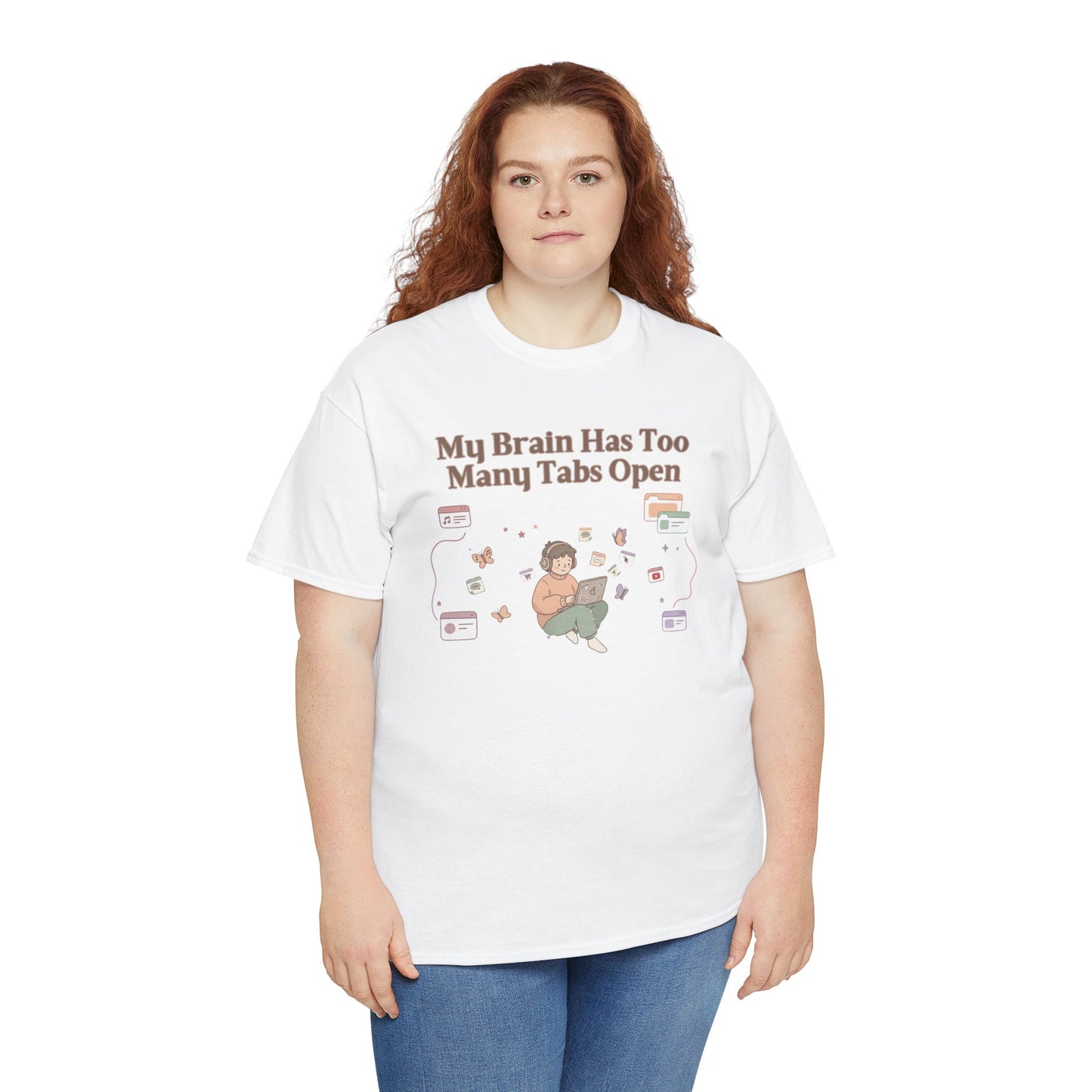 Hyper-Focus Mode: ENGAGED 🎧 The 'Brain Has Too Many Tabs Open' Neurospicy Tee