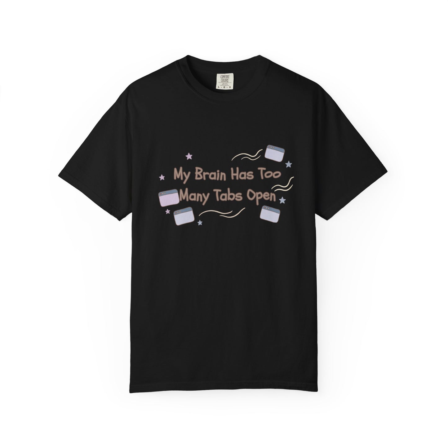 The "ADHD Brain Under Construction" Retro Warning Tee