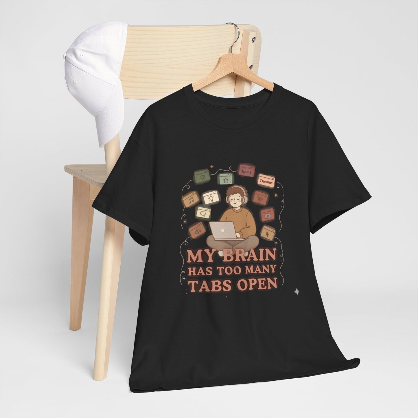 The "Cozy Mind" Earth Tone ADHD Graphic Tee