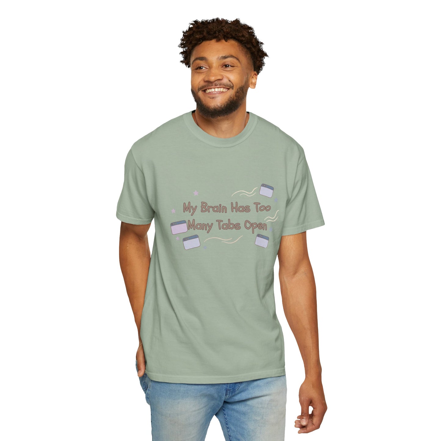 The "ADHD Brain Under Construction" Retro Warning Tee