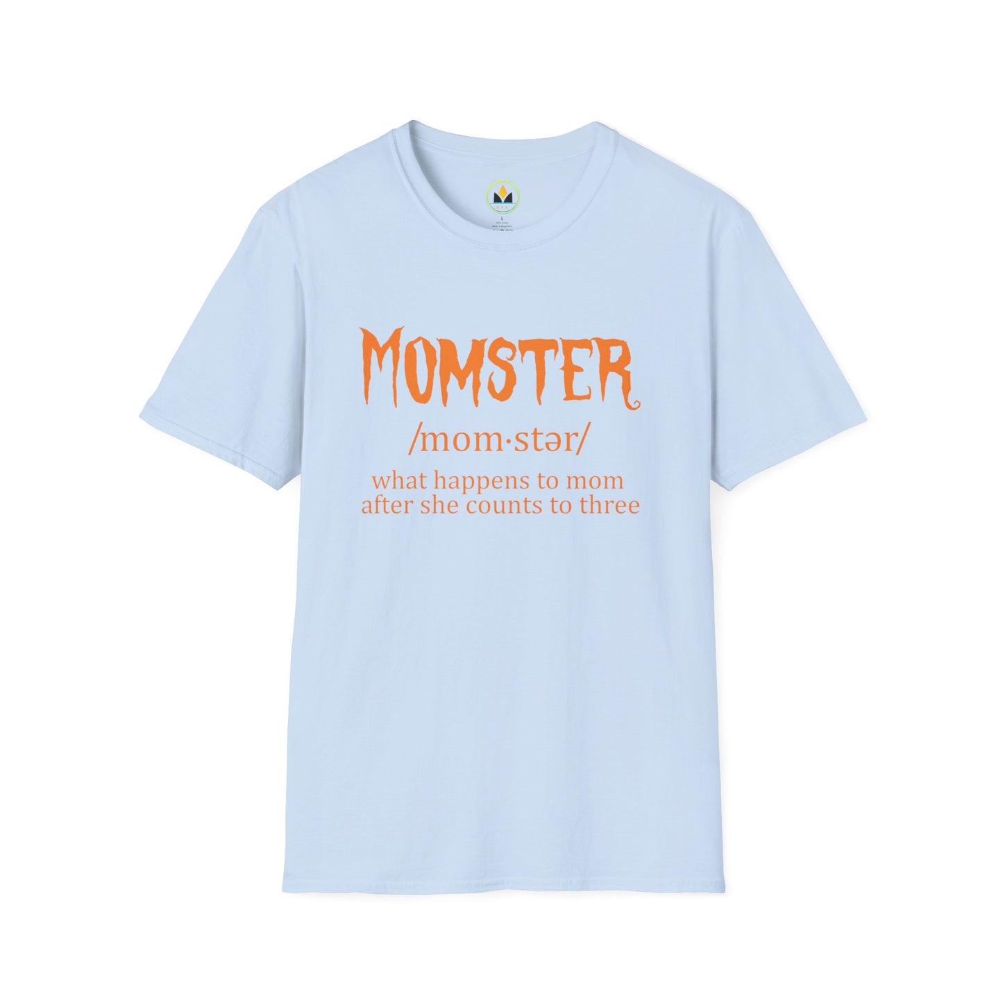 Halloween ‘Momster’ Tee - Fun Parenting Humor Softstyle T-Shirt