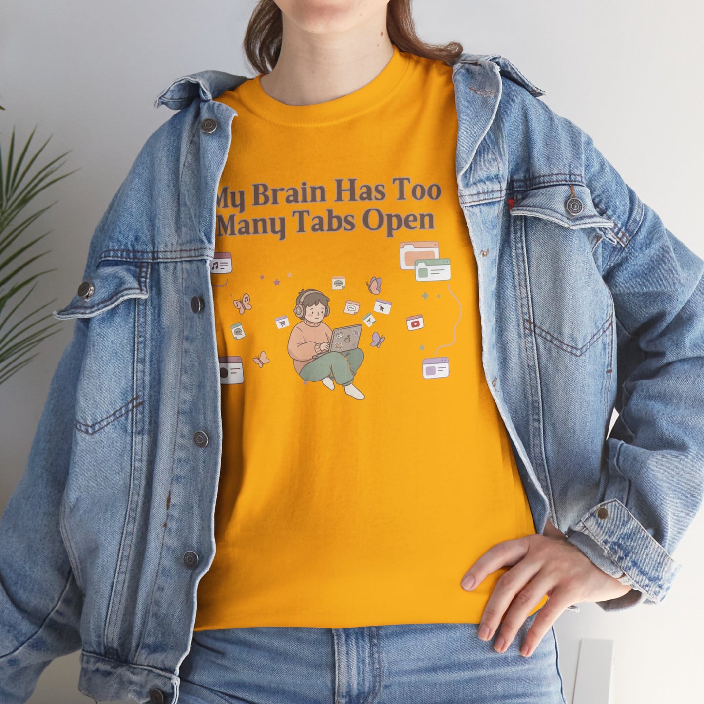 Hyper-Focus Mode: ENGAGED 🎧 The 'Brain Has Too Many Tabs Open' Neurospicy Tee