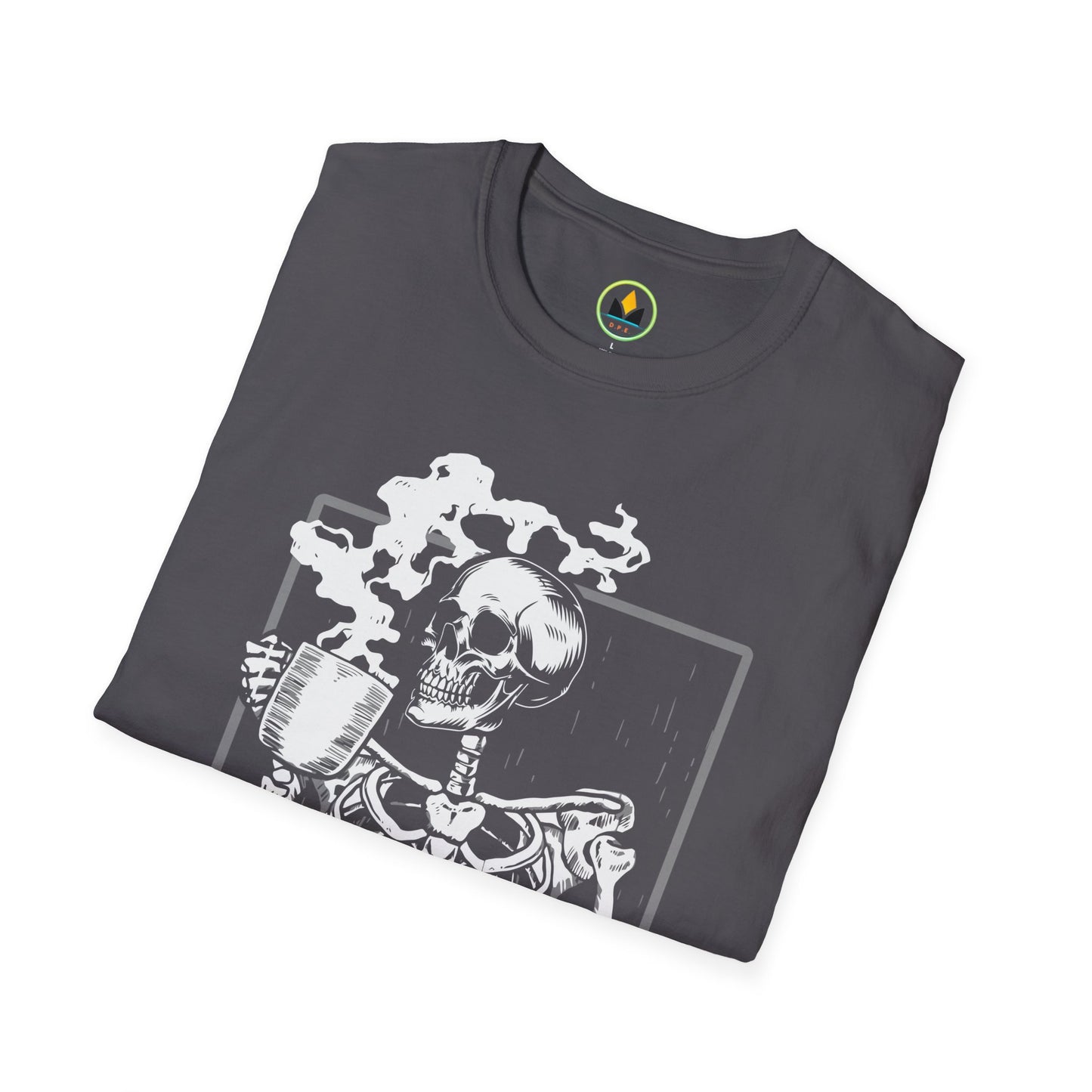 Spooky Sips: Skeleton Coffee Lover’s Halloween T-Shirt