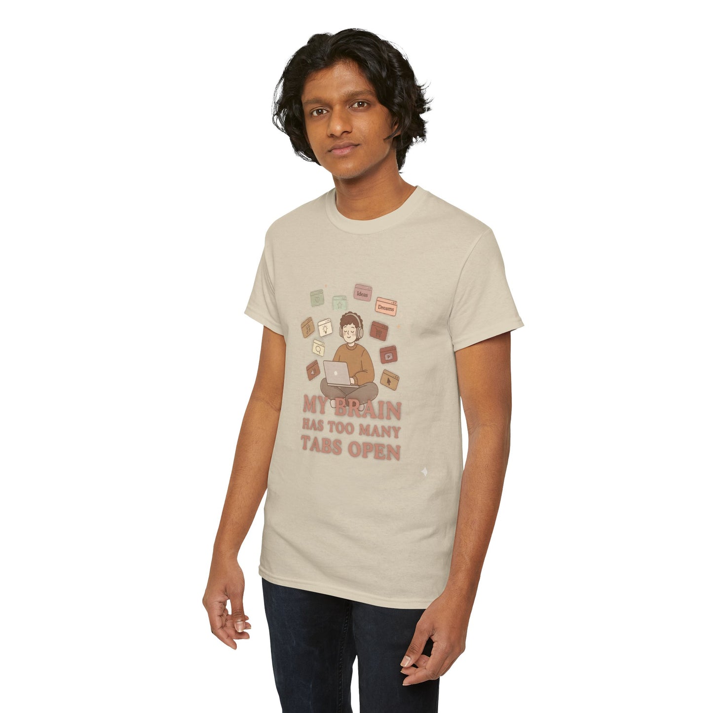 The "Cozy Mind" Earth Tone ADHD Graphic Tee