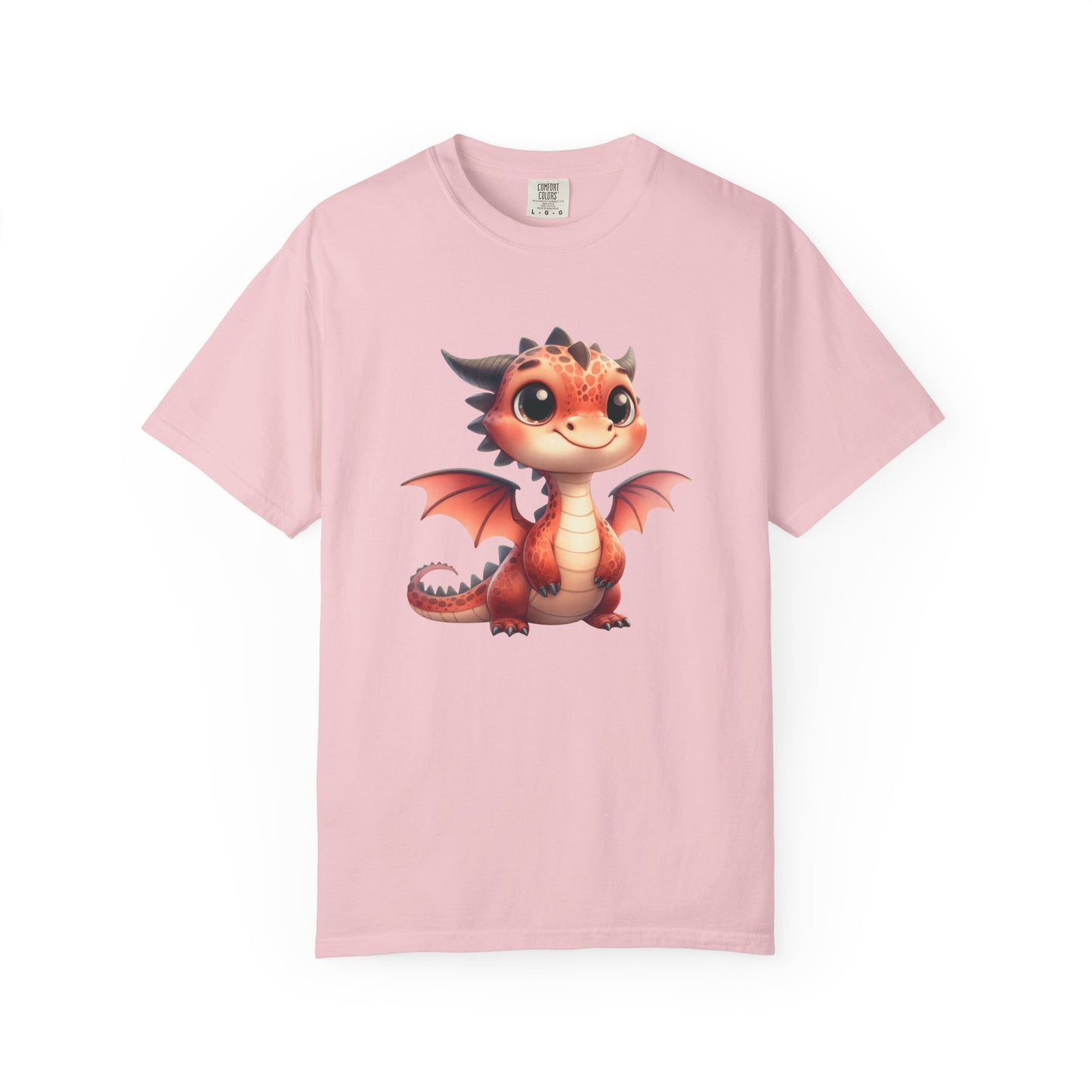 Playful Whimsy Dragon - Unique Cartoon-Style Dragon T-Shirt Design for Fun and Fantasy Lovers