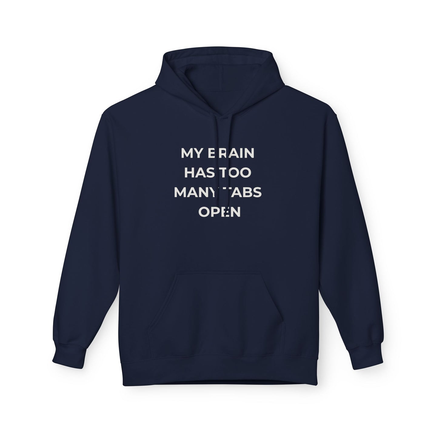 My Brain Has Too Many Tabs Open Hoodie | Funny ADHD Gift | Cozy Lofi Pullover