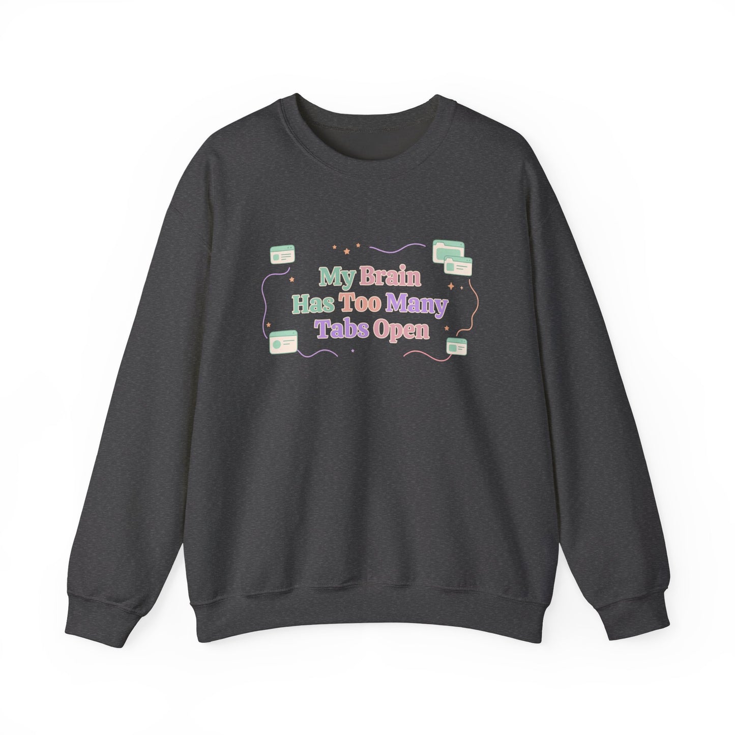 System Status: Hyperfixated | Industrial ADHD Crewneck