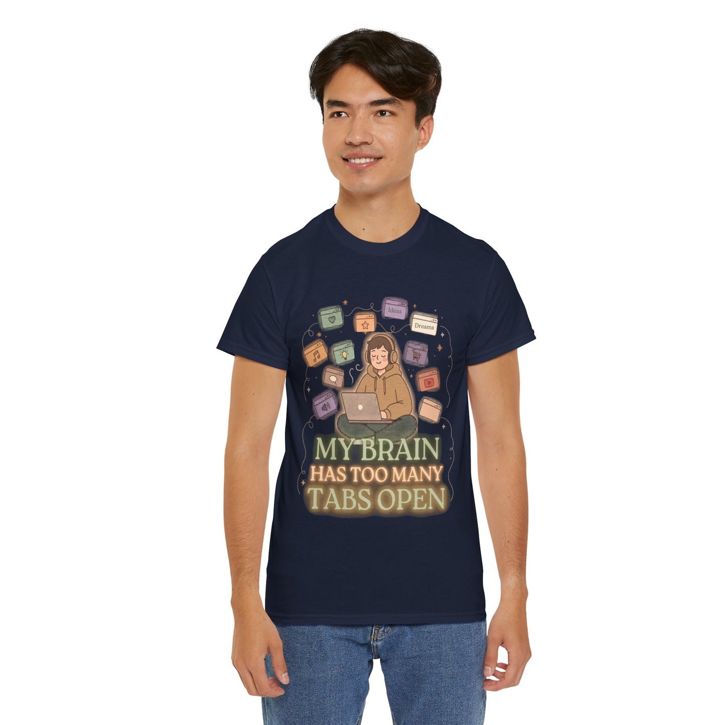 ADHD Night Mode | Neon "2AM Hyperfixation" Aesthetic Tee