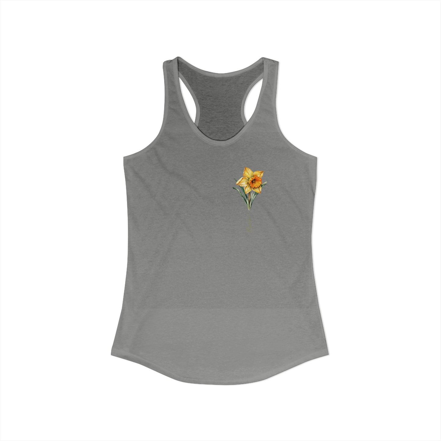 Daffodil of Hope – Women’s Cancer Awareness Racerback Tank Top