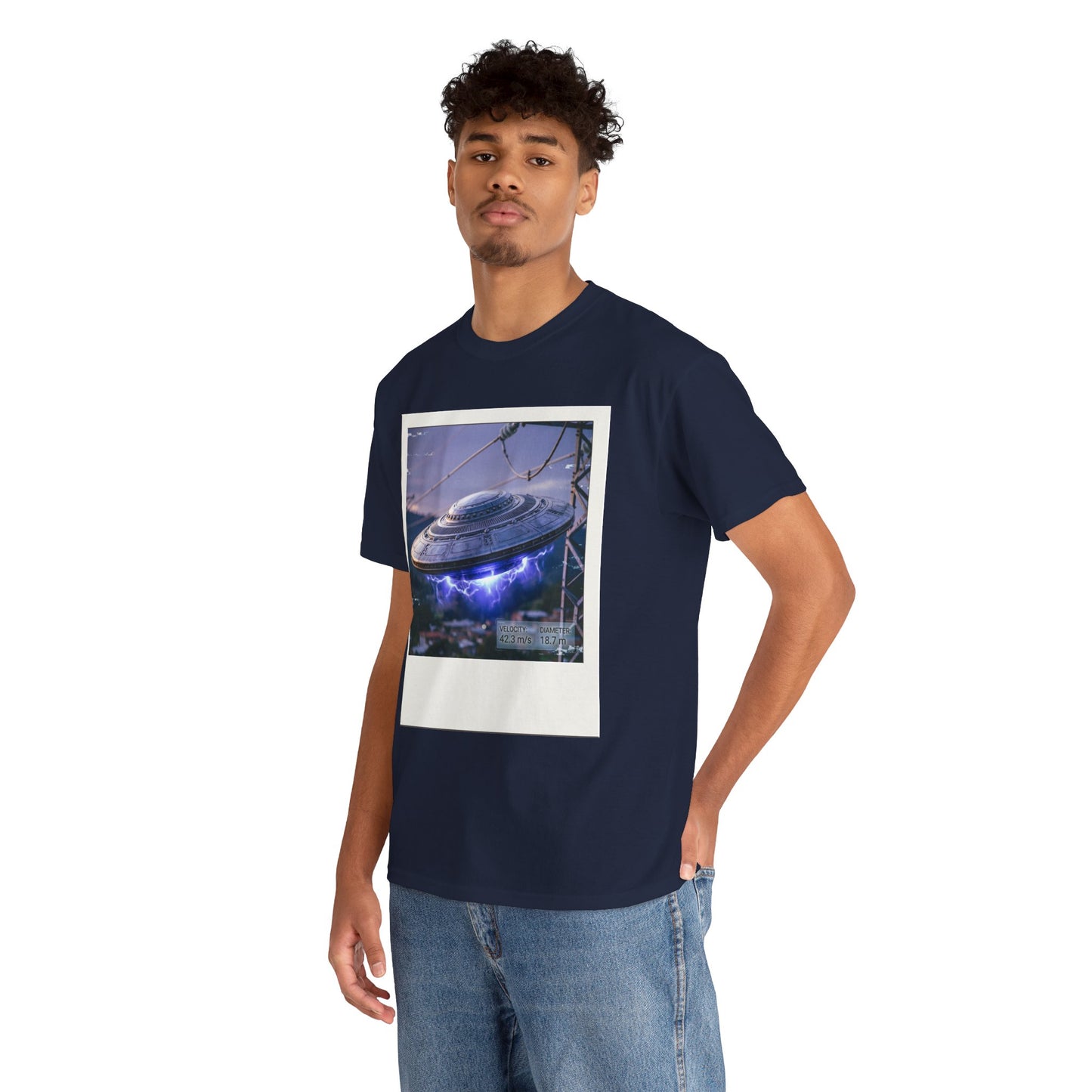 UFO Evidence T-Shirt | Retro Polaroid Alien Sighting Photo