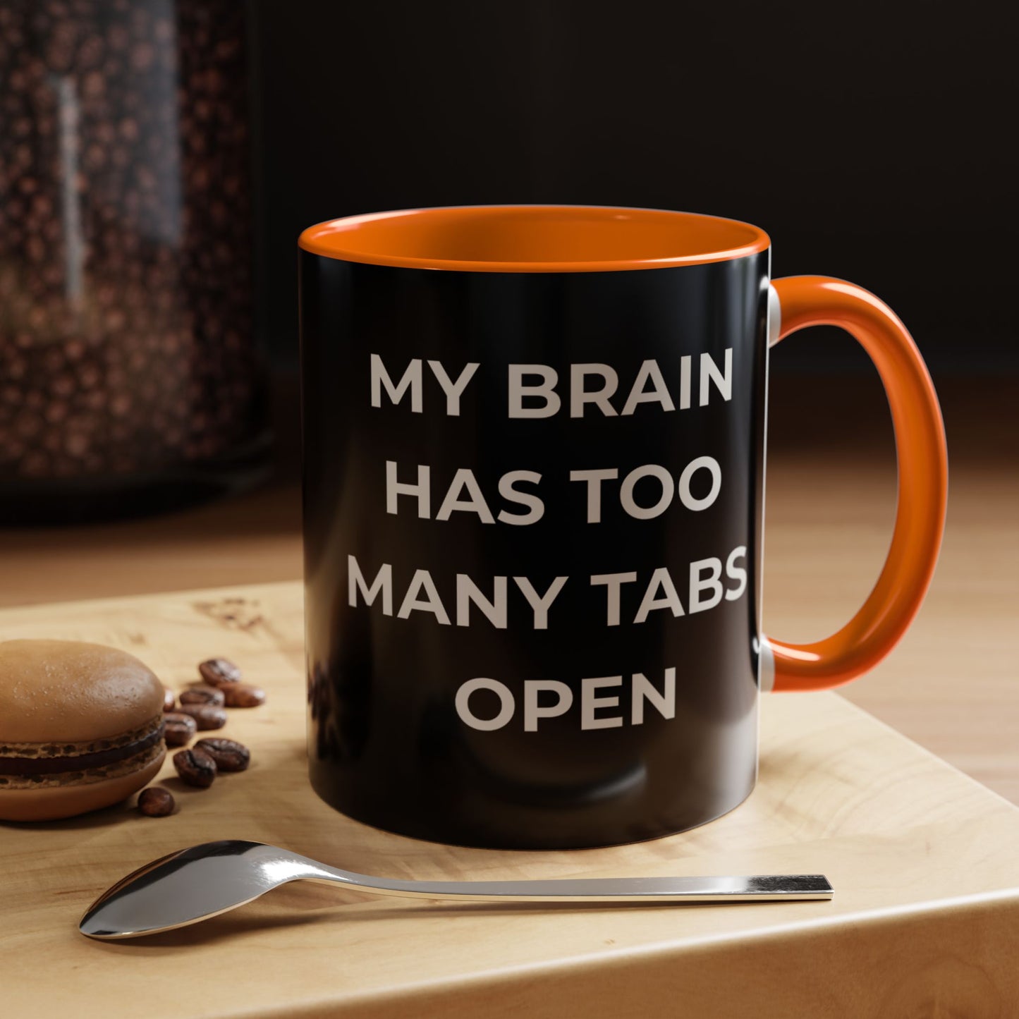 My Brain Has Too Many Tabs Open Mug | Funny ADHD Gift | Lofi Office Coffee Cup (11oz)
