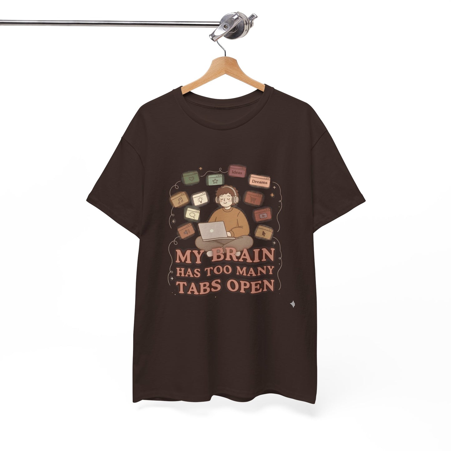The "Cozy Mind" Earth Tone ADHD Graphic Tee
