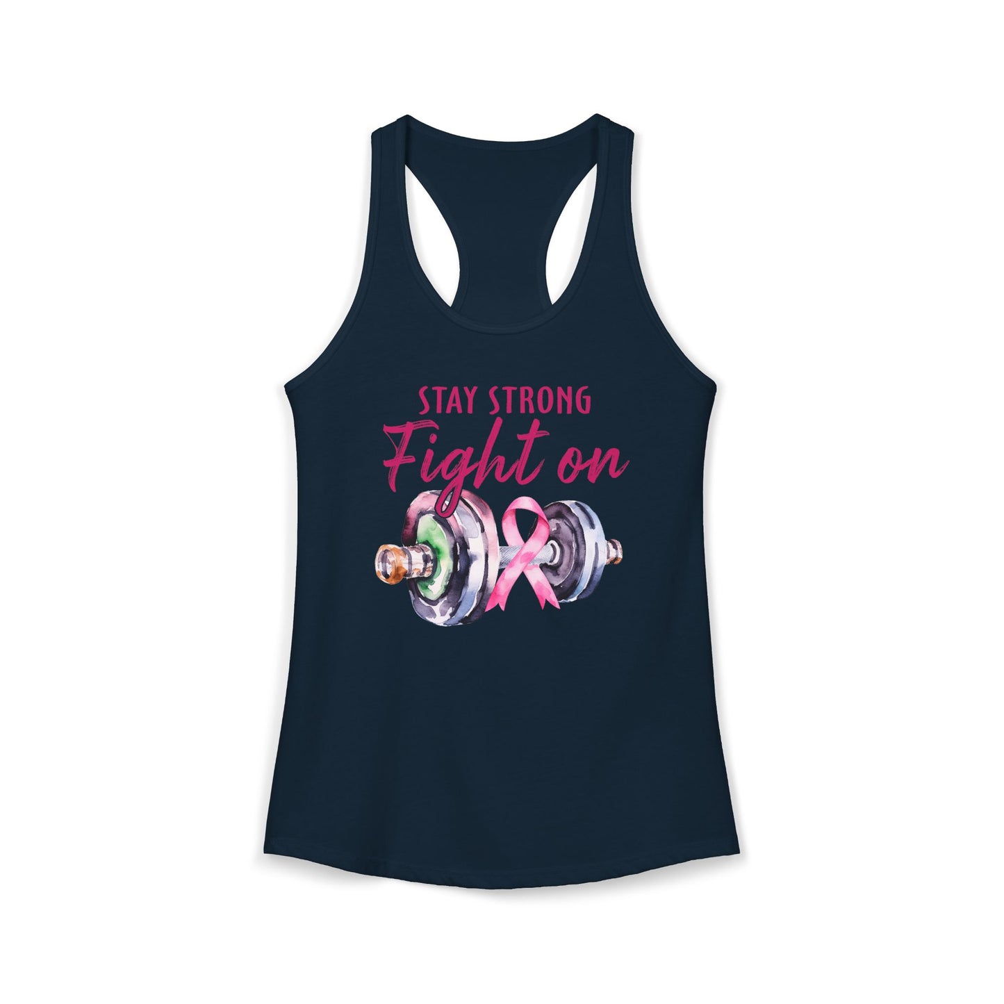 Empowerment Women’s Cancer Awareness Tank Top - Motivational Fitness Apparel
