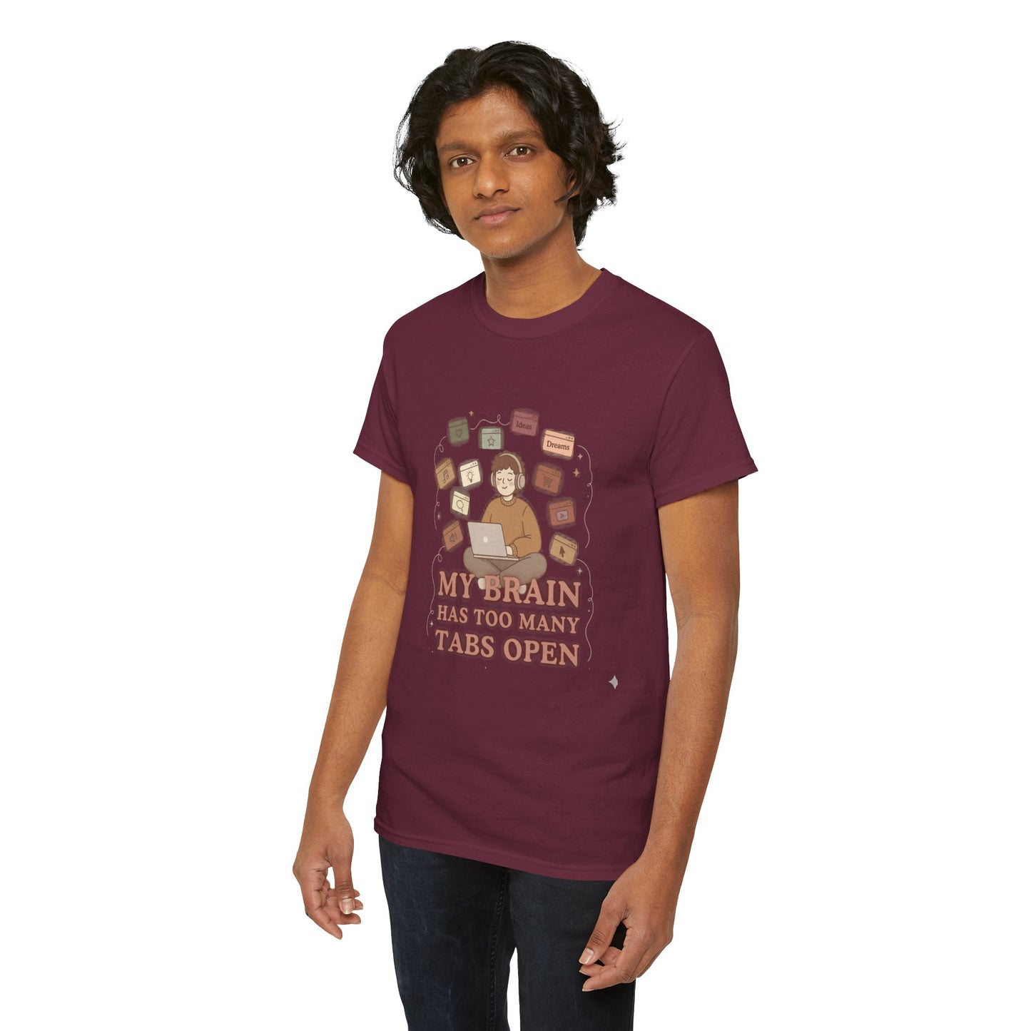 The "Cozy Mind" Earth Tone ADHD Graphic Tee