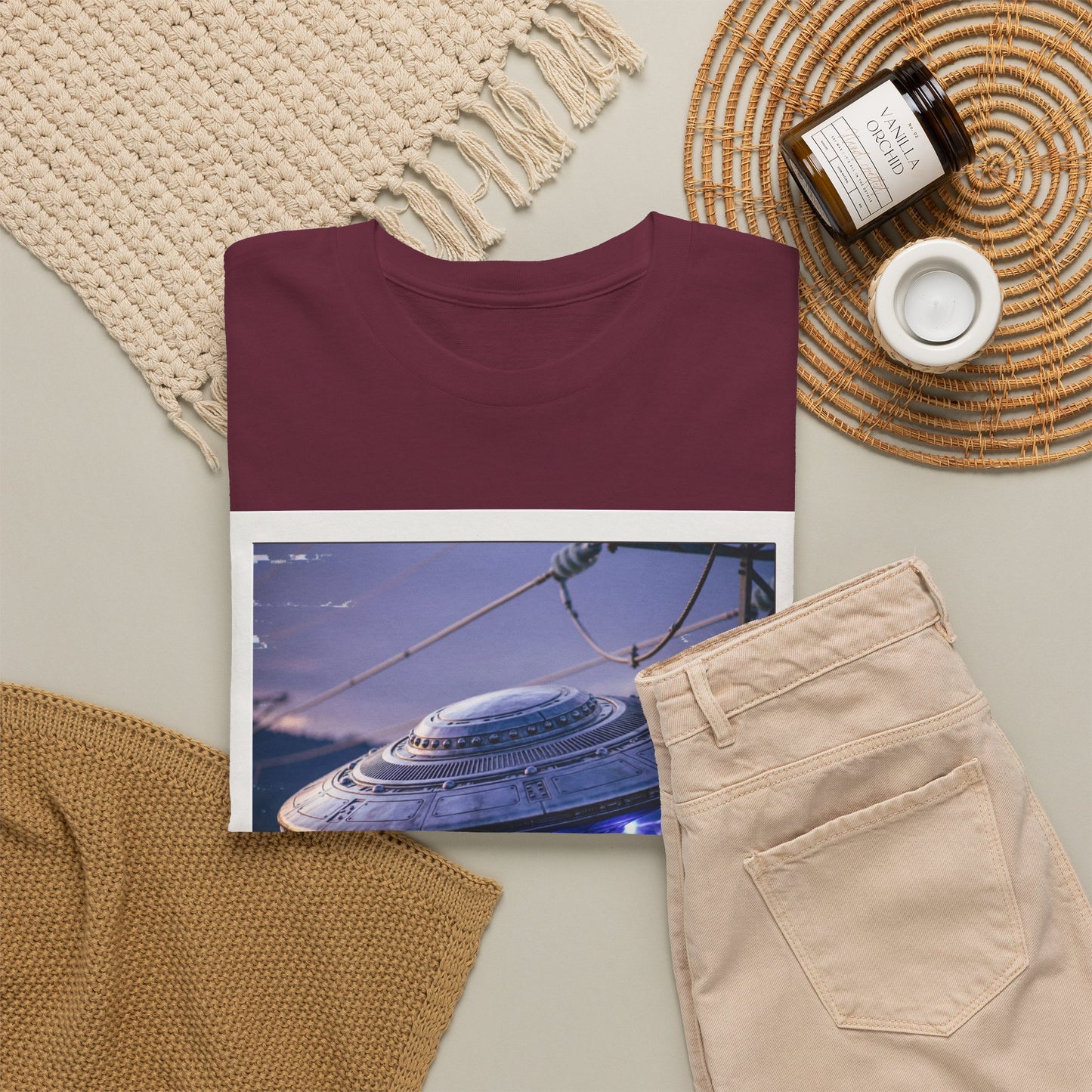UFO Evidence T-Shirt | Retro Polaroid Alien Sighting Photo
