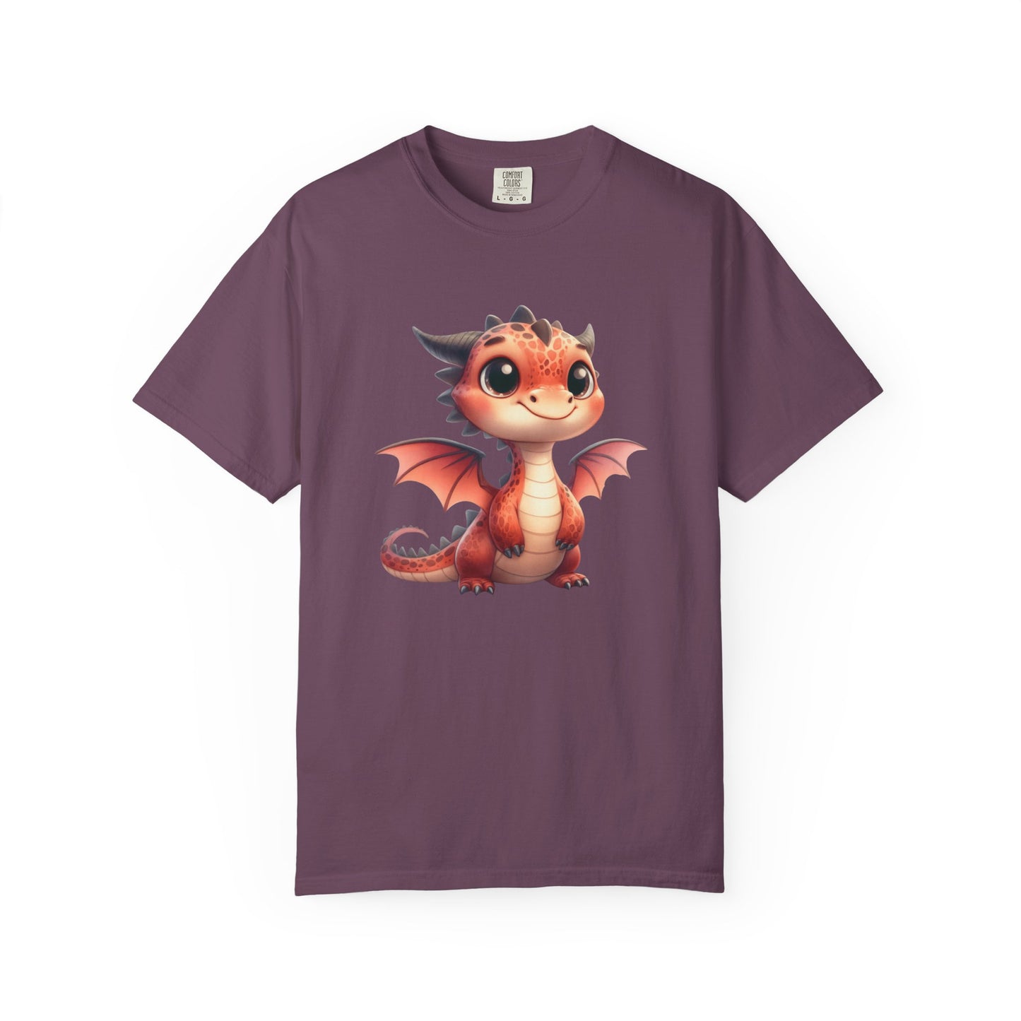 Playful Whimsy Dragon - Unique Cartoon-Style Dragon T-Shirt Design for Fun and Fantasy Lovers