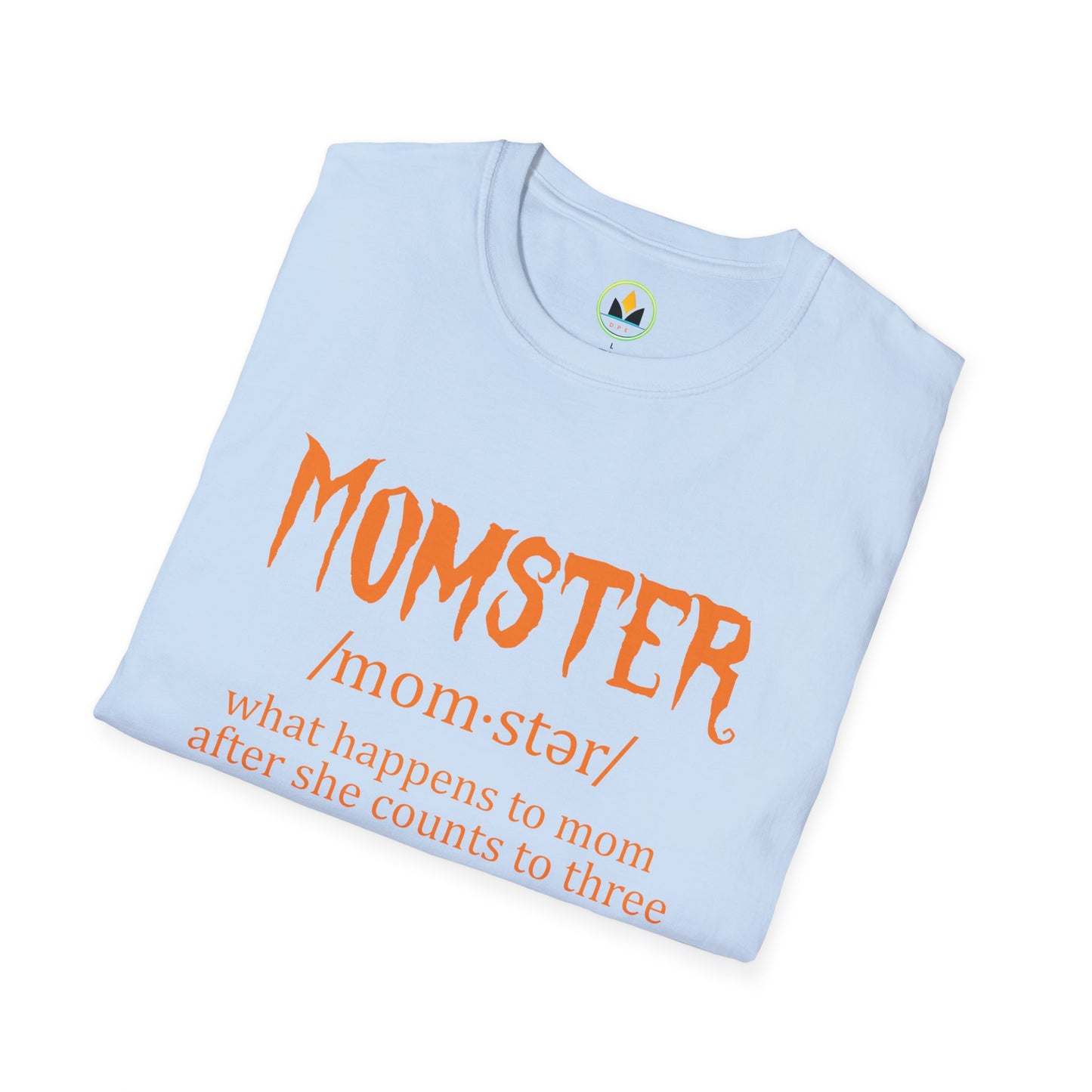 Halloween ‘Momster’ Tee - Fun Parenting Humor Softstyle T-Shirt